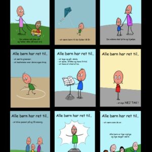 Bo og Børnekonventionen A2 plakat